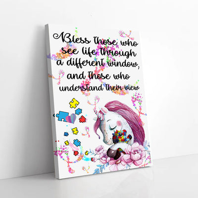 Unicorn Autism Canvas Prints