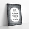 You Can't Go Back And Change The Beginning Home Canvas Prints PAN19987