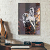 White Horse Painting Gift For Horse Lovers Canvas Prints
