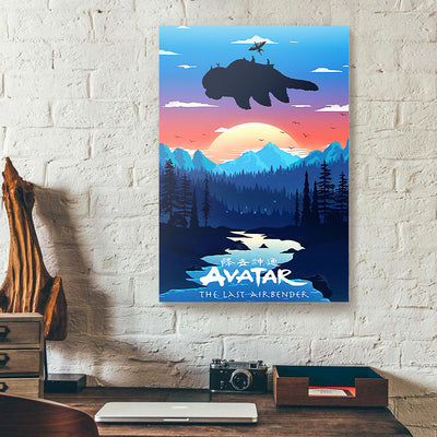 Minimalist Avatar The Last Airbender Film Canvas Prints PAN09159