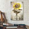 Sunflower In Vase Canvas Prints PAN10766
