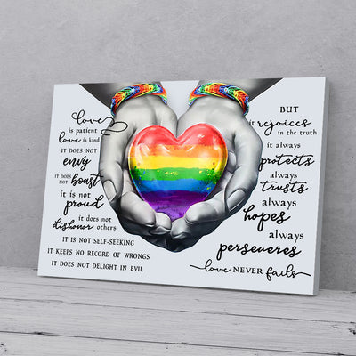 Love Proud LGBT Canvas Prints PAN14973