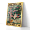 And She Lived Happily Ever After Reading Book Canvas Prints PAN00513