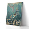 And Into The Ocean I Go Mermaid Canvas Prints PAN05255