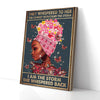 I Am The Storm She Whispered Back Black Women Butterfly Canvas Prints PAN05897