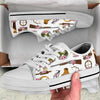 Hunting Tool Flower Watercolor Low Top Shoes