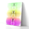 Three Pineapples Colorful Canvas Prints