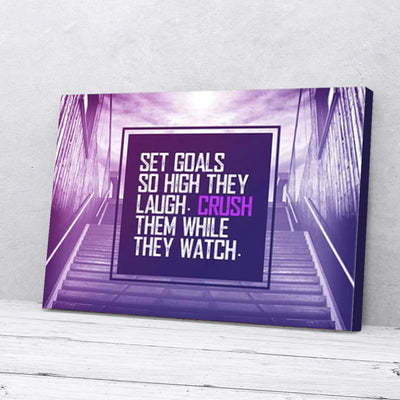 Set Goal In Business Canvas Prints