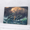 Jesus And Dolphins Canvas Prints PAN00785