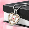 Personalized Valentine's Day Gifts Together Since Heart Necklace