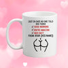 Personalized Valentine Funny Gift Beard And Butt Matching Mug