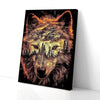 Native American Wolf Canvas Wall Art Decoration