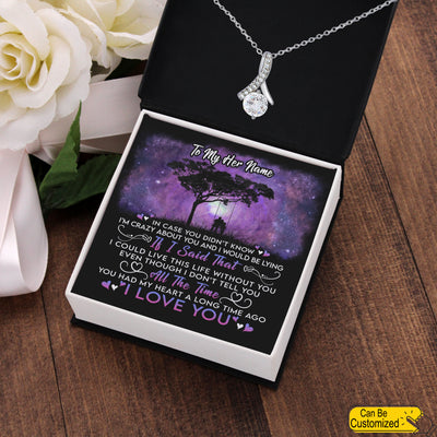 Personalized Valentine's Day Gifts I Love You Alluring Beauty Necklace