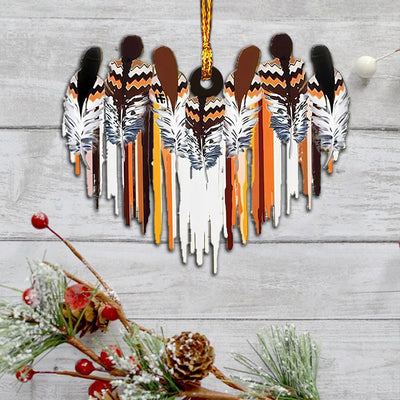 Native American Indian Christmas Ornament PANORPG0371