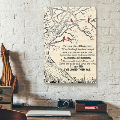 Tree Birds Canvas Prints