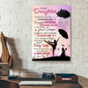 To My Daughter Mom Ballet Canvas Prints