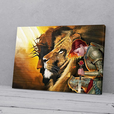 Warrior Lion Jesus Canvas Prints PAN16958