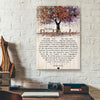 To My Daughter In Law Mother In Law Tree Canvas Prints
