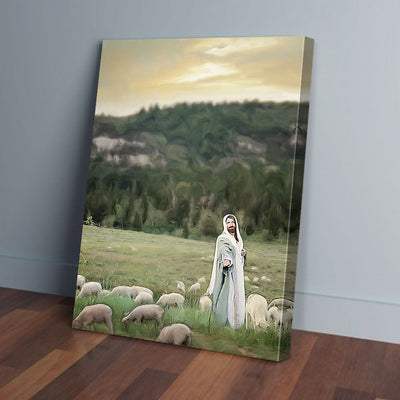 Come To Me Jesus And Sheep Canvas Prints PAN19831