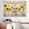 Sunflower Hummingbird Canvas Prints PAN07634