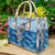 Dolphin Stained Glass Art Purse Tote Bag Handbag For Women PANLTO0105