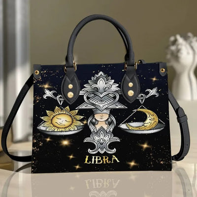 Libra Zodiac Mystery Purse Tote Bag Handbag For Women