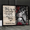 Personalized Gift For Couple Sugar Skull Poster This Is Us A Little Bit Crazy