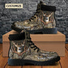 Personalized Deer Hunting Forest All Season Boots Shoes