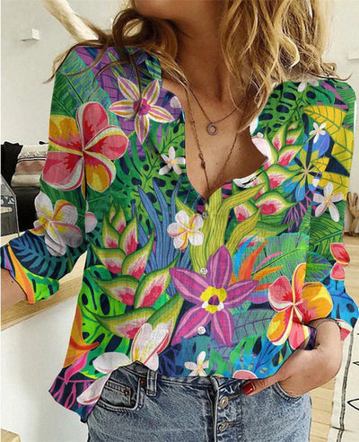 Love Hawaii Unique 1 Women Casual Shirt PANCAS053