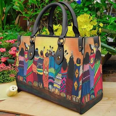 Native American Powwow Purse Tote Bag Handbag For Women