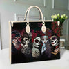 Sugar Skull Day Of The Dead Purse Tote Bag Handbag For Women