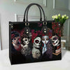Sugar Skull Day Of The Dead Purse Tote Bag Handbag For Women