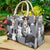 Border Collie Cute Dog Grey Purse Tote Bag Handbag For Women PANLTO0104