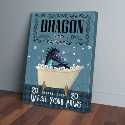 Wash Your Paws Co. Bath Soap Dragon Canvas Prints PAN02966
