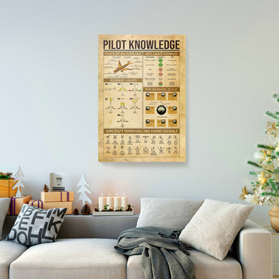 Pilot Knowledge Canvas Prints PAN12265