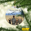 Personalized Hunting Buddies Ornament Family