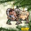 Personalized Hunting Ornament For Couple Deer